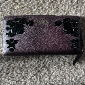 Beaded Kate Spate Wallet